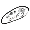 Motoforti エンジンタイミングベルトとウォーターポンプ タイミングベルトウォーターポンプ トヨタに対応カムリ2001-2006用 メタルラバー 黒 1セット