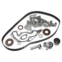 Motoforti エンジンタイミングベルトとウォーターポンプ タイミングベルトウォーターポンプ レクサスに対応GS400 1998-2000用 メタルラバー 黒 1セット