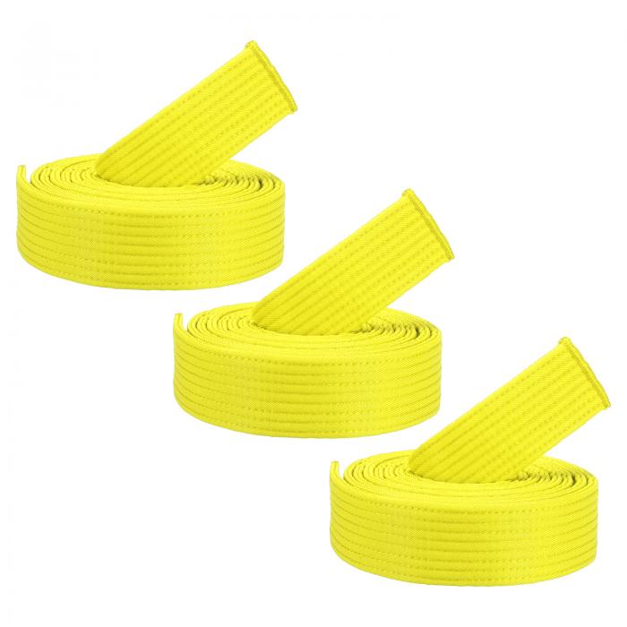 PATIKIL テコンドーのカラー ランキングベルト、3本セット 1.6