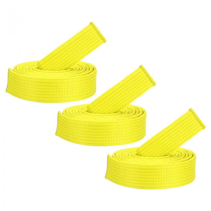 PATIKIL テコンドーのカラー ランキングベルト、3本セット 1.6