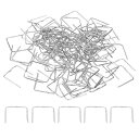 PATIKIL 13x14mm 銅シャンデリアコネクターピン 200個 シャンデリア水晶クリ ップ 水晶パーツ 固定 シャンデリア 交換用 クロム(3)