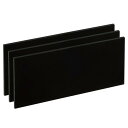 PATIKIL 溶接レンズシェード10ガラス4.25"x 2" 3パック 焼き入れガラス黒ダークニングフィルタープレートカバー 溶接ヘルメット用フード 交換用