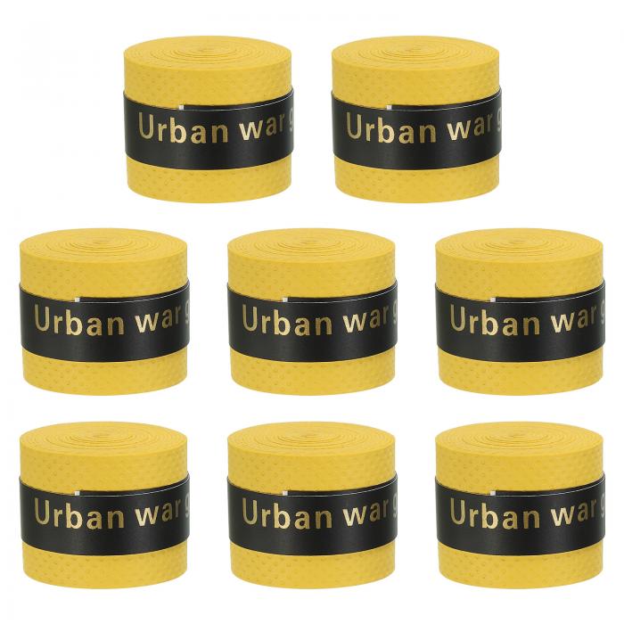 PATIKIL テニス バドミン トン ラケット オーバーグリ ップ 8個セット 滑り止め ラケットグリ ップテープ 汗吸収 ドラムスティックテープ ラップ ド...