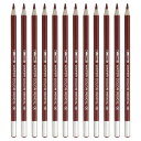 PATIKIL ウォーターカラーペンシル ブレンディング 着色 スケッチ 絵画に最適 12本セット 茶色色