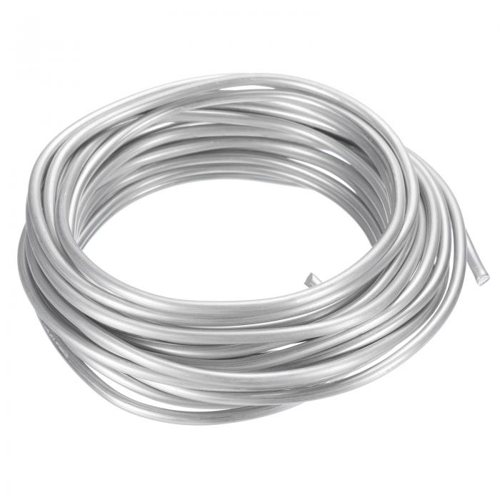 PATIKIL 3.5mm 盆栽トレーニングワイヤー 1巻き 花 ワイヤー ステム アルミニウム製 16.4フィート 全体..