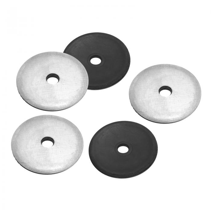 PATIKIL M5.5x32mm EPDMボンデッドシールワッシャー 50個入り ガルバニズドネオプレンゴム裏打ちねじガ..