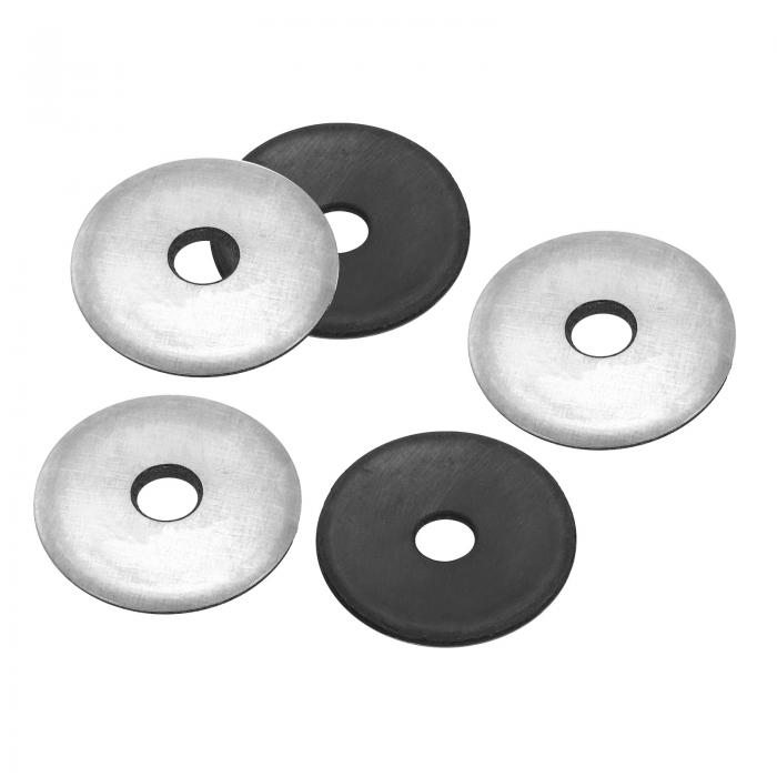 PATIKIL M8x32mm EPDMボンデッドシールワッシャー 50個入り ガルバニズドネオプレンゴム裏打ちスクリュ..