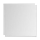 uxcell 2枚セット 6061アルミニウムシート 6" x 6" x 1/16" 長方形アルミニウムプレート 1.5mm厚フラットメタルストック 保護フィルム付き 産業用溶接クラフトに最適
