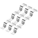 uxcell 20個 パイプストラップ 304ステンレス製 パイプサポートストラップ 13/16インチ(20mm) チューブストラップテンションクリップ 1つ ...
