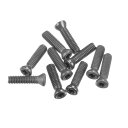 uxcell 10個 トルクスねじ M4x16mm 12.9級 ラウンドフラットヘッド T15トルクスレンチ付きネジドライバー カーバイドインサートカッターC N C旋盤工具の交換用 黒色(4)