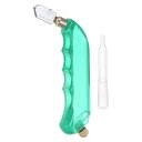 uxcell 緑色 ガラスカッターピス トルグリ ップ6mm-12mmオイル供給ステンドグラスカッターツール ミラーウィンドウペインセラミックタイル用 オイルタ...