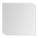 uxcell 4枚セット 5052アルミニウムシート 12" x 12" x 1/16" 長方形アルミニウムプレート 1.5mm厚フラットメタルストック 保護フィルム付き 産業用溶接クラフトに最適