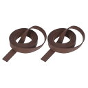 uxcell レザーストラップストリップベルト 1.2cm(0.5