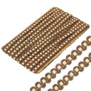 uxcell 13ヤードのギンプブレードトリム 3/8"のポリエステル織りブレードトリム 内装トリム 装飾用ギンプトリム DIYクラフト 縫製 カーテン スリップカバー コスチューム用 赤色