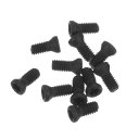 uxcell 10個セット トルクスネジ M2.5x6mm 12.9級 ラウンドフラットヘッド T8トルクスレンチ付き スクリュードライバー カーバイドインサー...