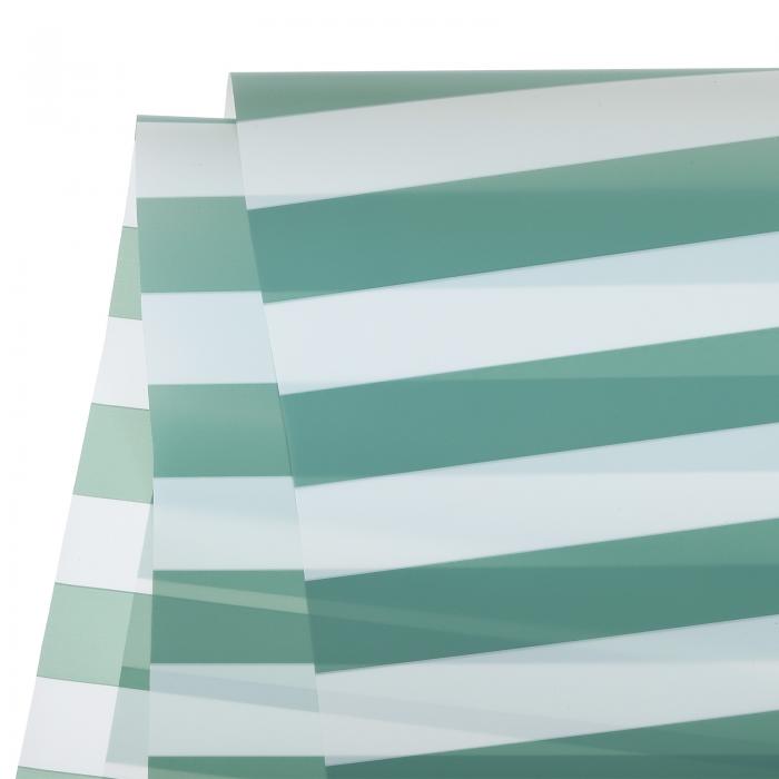 uxcell フラワーラッピングペーパー 防水ブーケフローラルペーパー ワイドストライプ ミ ント緑 22.8 x 22.8