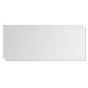 uxcell 2枚セット 6061アルミニウムシート 12" x 6" x 1/16" 長方形アルミニウムプレート 1.5mm厚 フラットメタルストック 保護フィルム付き インダストリー溶接クラフト用