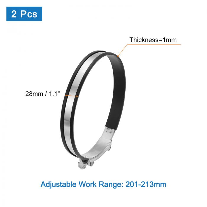 uxcell T�ܥ�ȥۡ��������� 2�ĥ��å� 201-213 mmĴ����ǽ�ʥ��ƥ�쥹������������С����å�������ꥤ��ơ������󥿡������顼�ѥ��ץ����� �����ѥۡ�������å�