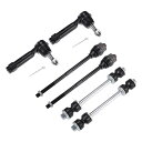 X AUTOHAUX キャデラ ッ クに対応 エスカレード用 6個セット フロントサスペンションキット インナー・アウター・タイロッドエンド フロントスウェイバ...