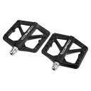 X AUTOHAUX ペダル 自転車 ナイロン製 ユニバーサルフィット BMX MTB 1ペア 黒