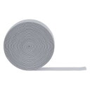 uxcell 縫製ゴムバンド 平編みストレッチゴムコード DIY プロジェクト 芸術品 工芸品用 25 mm幅 グレー 9 M