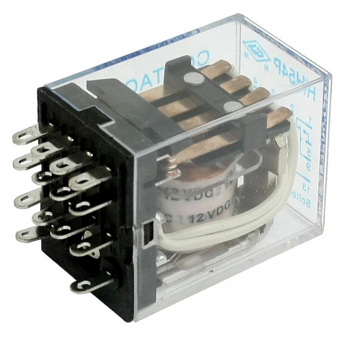 uxcell 電磁継電器　自動制御システム　プラグピンHH54P DC 12V Coil 14 ピン 4PDT 5A 240VAC 28VDC