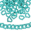 uxcell 50個のアクリルチェーンリンクリング リンクコネクターオープンリンクリング DIY財布 眼鏡 宝石作りチェーン用のプラスチックC-クリップフック ...