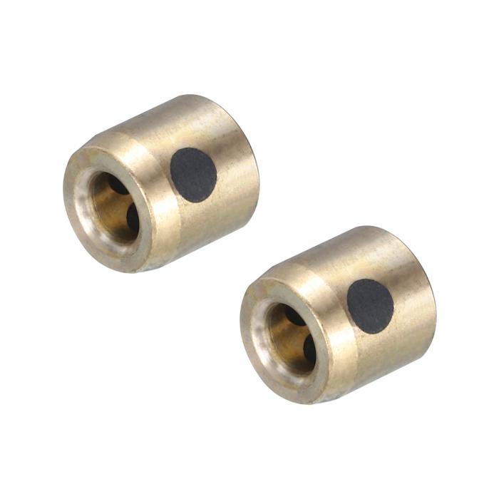uxcell スリーブベアリング 4mm/0.16"内径 8mm/0.31"外径 10mm/0.39"高さ 包まれたオイルレスブッシュ ..