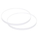 uxcell 2個セット ウォッチクリア水晶レンズガラス 31.5mm 直径 3 mm 厚さ ラウンドフラットミネラル高透過ウォッチガラス交換部品 ウォッチメー...