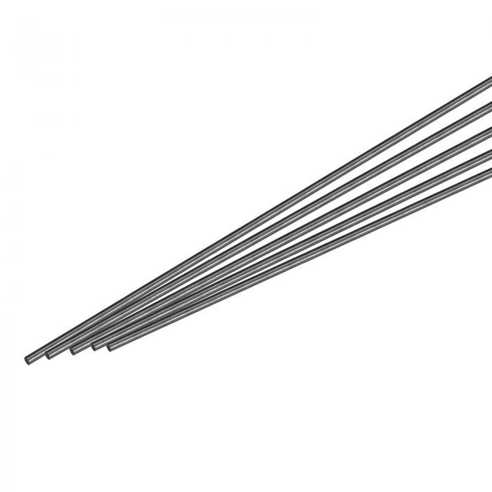 uxcell カーボンファイバーロッド 2.5mm x 100mm RCプレ ーンDIYツール ウィングチューブ クアッドコプターアーム 5個入り直径2.5mm 長さ100mm