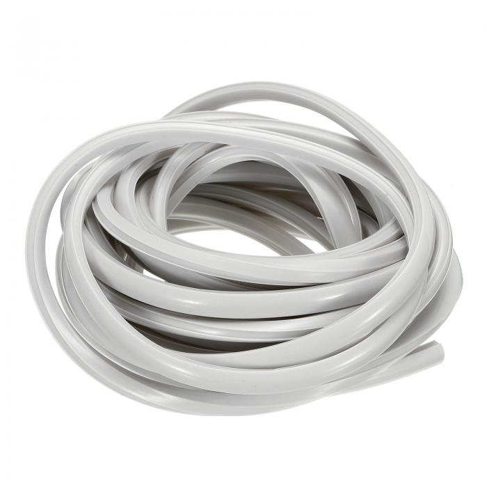 uxcell アルミニウムプロファイルスロットカバーフラットシール ライトグレー 5M 6mm 2020シリーズ 3Dプリンターアクセサリー 1個パック