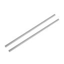 uxcell 2個 直線運動ロッド 6mm x 300mm (0.24 x 11.81