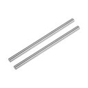 uxcell 2個 直線運動ロッド 6mm x 250mm (0.24 x 9.84