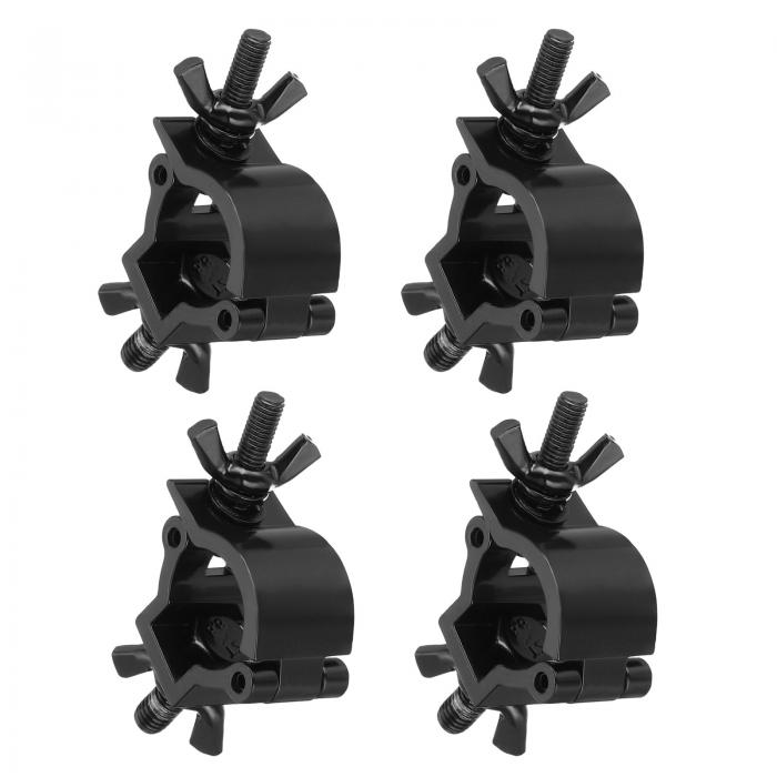 uxcell ライトトラスクランプ アルミニウム合金製のステージ照明パイプOクランプ 0.71-0.83