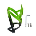 X AUTOHAUX 自転車用ユニバーサルウォーターボトルケージホルダー(ビスとレンチ付き) プラスチック製 黒 ミドリ 1セット