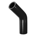 X AUTOHAUX シリコンホース シリコンパイプ ラジエーターホース 1個 内径32mm 長さ90mm エルボ 45度 多層織布プロセス 黒 エアクリーナー...