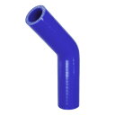 X AUTOHAUX シリコンホース シリコンパイプ ラジエーターホース 1個 内径25mm 長さ90mm エルボ 45度 多層織布プロセス ブルー エアクリー...