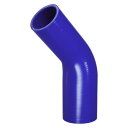 X AUTOHAUX シリコンホース シリコンパイプ ラジエーターホース 1個 内径51-60mm 長さ120mm エルボ45度 ブルー自動車 建設機械 工業用...