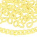 uxcell 50個のアクリルリンクチェーンリング 23mmのプラスチッククイックリンクCクリップフックコネクター 財布バッグチェーン DIYクラフト宝石作り ...