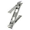 VOCOSTE 爪切り 爪切りセット ネイルケア用 ポータブル 420ステンレス鋼 1個 シルバートーン