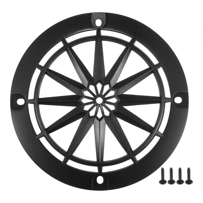 商品詳細 特徴 【属性1】ユニバーサルフィット：4インチスピーカーグリルカバーは、ホームオーディオシステム、カーオーディオシステム、屋外音響設備などに使用されます。スピーカーグリルカバーは、スピーカーの寿命を延ばし、性能を維持するためにさまざまな環境で使用されます。【属性2】特徴：スピーカーグリルカバーは主にスピーカーを覆い、ほこりの蓄積を防ぎます。錆びにくく耐久性があり、スピーカーの寿命を延ばします。スピーカーカバーはスピーカーをほこりから保護し、またネズミなどによる内部構造の損傷を防ぎます。DIYスピーカーの装飾用円形にも適しています。【属性3】利点：スピーカーグリルメッシュはABS製で、良好な弾力性を備えており、風防、防雨性のあるABS外縁があり、サブウーファーを切り裂き、引き裂き、へこませることから保護します。高い耐圧強度と耐衝撃性を備えた強固で耐久性のある構造です。【属性4】簡単な取り付け：1. グリルをスピーカーの上に位置させ、適切に合わせます。2. スクリューやクリップを使用してグリルを固定し、ぴったりとフィットさせます。グリルが中央に位置し、水平であることを確認してください。3. 取り付けをダブルチェックして、グリルがしっかりと取り付けられ、スピーカーの音声出力に干渉しないことを確認します。【属性5】パッケージに含まれるもの：スピーカーグリルカバー1個ネジ4個注意：スピーカーカバーのサイズがスピーカーに適合していることを購入前に確認してください。【商品説明】特徴：4インチスピーカーグリルカバーは耐久性があり、腐食に強く、ホームシアター、マリン、自動車用途に適しています。DIYスピーカーの装飾用円形にも適しています。サブウーファーを切り裂き、へこみから保護します。スピーカーグリルカバーは主にスピーカーを覆い、ほこりの蓄積を防ぎます。錆びにくく耐久性があり、スピーカーの寿命を延ばします。スピーカーカバーはスピーカーをほこりから保護し、またネズミなどによる内部構造の損傷を防ぎます。仕様：カラー：黒い素材：ABSスピーカーの直径に適合：4インチネジ穴間の距離：109mm / 4.29インチフレームの内径：98mm / 3.86インチフレームの最大外径：124mm / 4.88インチ取り付け方法：1. グリルをスピーカーの上に位置させ、適切に合わせます。2. スクリューやクリップを使用してグリルを固定し、ぴったりとフィットさせます。グリルが中央に位置し、水平であることを確認してください。3. 取り付けをダブルチェックして、グリルがしっかりと取り付けられ、スピーカーの音声出力に干渉しないことを確認します。注意：スピーカーカバーのサイズがスピーカーに適合していることを購入前に確認してください。手動測定のため、+-3 mmの誤差があります。パッケージに含まれるもの：スピーカーグリルカバー1個ネジ4個 注意書き 【注意事項】 ・当店でご購入された商品は、原則として、「個人輸入」としての取り扱いになり、すべて中国の広東省からお客様のもとへ直送されます。 ・ご注文後、1〜3営業日以内に配送手続きをいたします。配送作業完了後、遅くとも1ヶ月程度でのお届けとなります。 ・個人輸入される商品は、すべてご注文者自身の「個人使用・個人消費」が前提となりますので、ご注文された商品を第三者へ譲渡・転売することは法律で禁止されております。 ・関税・消費税が課税される場合があります。 詳細はこちらご確認下さい。 ＊色がある場合、モニターの発色の具合によって実際のものと色が異なる場合がある。