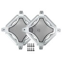 ACROPIX ユニバーサル6インチカースピーカーグリルカバーメッシュスクエア6インチオーディオスピーカーサブウーファーガードプロテクターケース、ネジ付き鉄製シ...