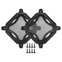 ACROPIX ユニバーサル6インチカースピーカーグリルカバーメッシュスクエア6インチオーディオスピーカーサブウーファーガードプロテクターケース、ネジ付き、アイ...