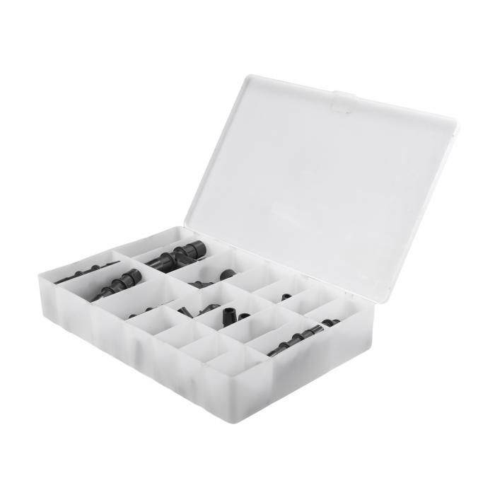 ACROPIX ブラッ クヒーターホースコネクターバーブフィッティングアダプター交換品 - 36個入りパック