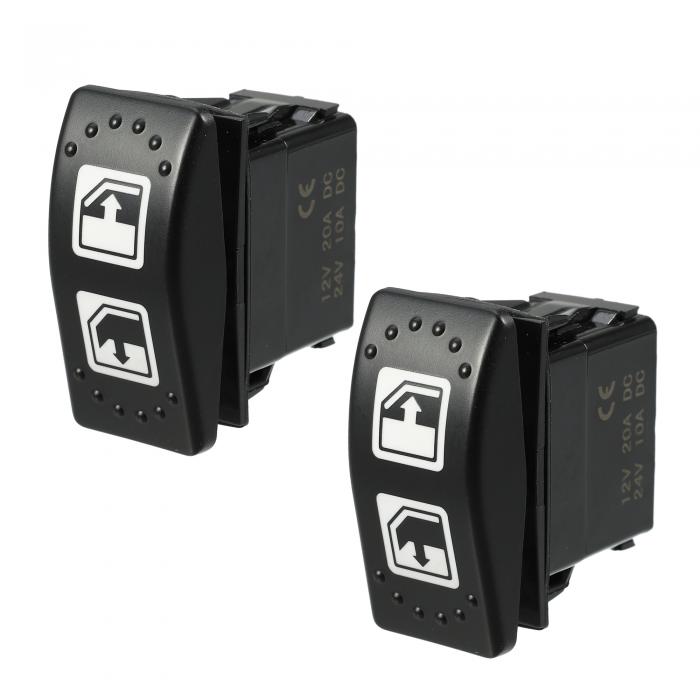 ACROPIX Can-Amに対応 Defender HD8 DH10 2016-2020およびCan-Amに対応 Defender M A X HD8 2018用のパワーウィンドウスイッチウィンドウコントロールスイッチ-2個セット