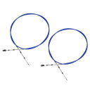 ACROPIX ユニバーサル 300cm 10FT 33C/3300 マリンボートスロットルシフトコントロールケーブル ブルー Yamahaに対応船外機用ファス...