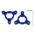 ACROPIX 17mm ブルーアルミ合金レーシングオートバイライダーC N Cフォークプリロードアジャスター - ほとんどのオートバイに適用可能 - 2個セッ...