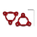 ACROPIX 22mm レッド アルミ合金 レーシング モーターサイクル ライダー C N C フォーク プリロードアジャスター - ほとんどのモーターサイク...