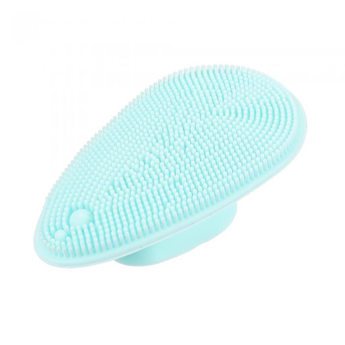 VOCOSTE 洗顔ブラシ フェイスケア 多機能 敏感肌用 毛穴ケア 毛穴洗浄 角質 シリコン 8x4.7x2.9cm 青