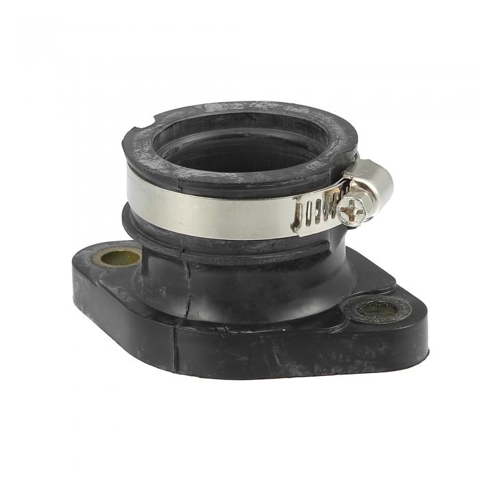 Partuto キャブレター インテークマニホールドブーツ - オートバイ インテーク マニホールド キャブレター ブーツ Polarisに対応 300 1994-1995 用 ラバー ブラック クランプ付き - 1個